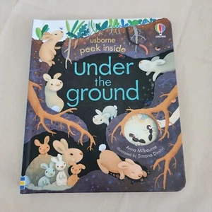 Usborne Peek Inside Book | Under The Ground | Kids Books - Picture 1 of 9