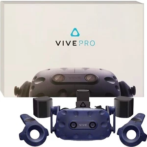 HTC Vive Pro Kit Completo Blu Bluetooth + USB NUOVO - Foto 1 di 3