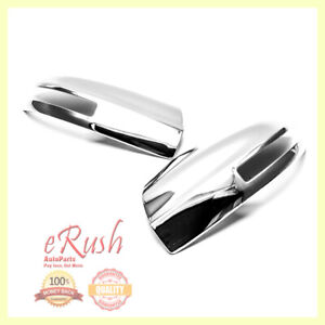 FOR 2009-2015 NISSAN MAXIMA CHROME SIDE MIRROR COVER COVERS WITH SIGNAL CUT 2014