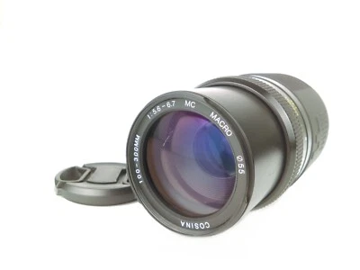 Cosina Nikon AF 100-300mm f/4.5-5.6 MC Macro Auto Focus Zoom Lens - Nikon F/Ai - Image 1 of 4