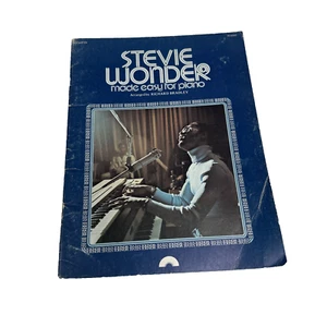 Stevie Wonder Made Easy Vintage Songbook  Piano Guitar Vocal 1976 - Picture 1 of 7
