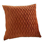 Velvet Striped Square Cushion Cover Pillow Case Home Car Office Sofa Decor 18x18