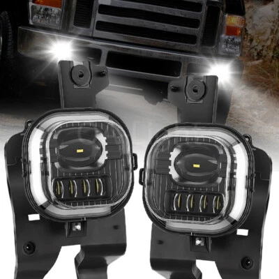 Luces antiniebla LED para Ford F-250 F-350 F450 F-550 2008-09 10 Super Duty lámpara de parachoques Foto 1 de 4