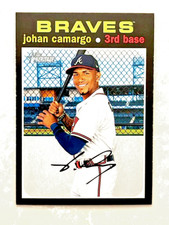 2020 Topps Heritage Johan Camargo #672 Atlanta Braves