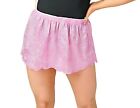 Women's Pink Micro Mini Skirt High Waist Sequin Elasticated Waistband Novelty