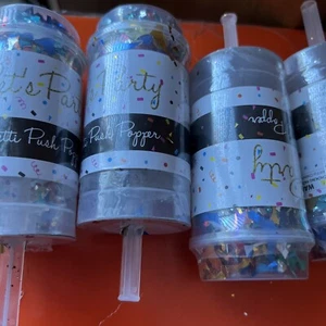 4 party favor push up popper Multicolor- wedding birthday Or Party - Picture 1 of 9