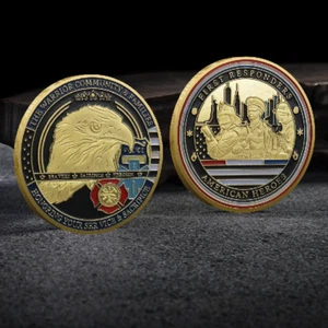 First Responder Thank You Coin Collectable Commemorative Police Fire EMT - Picture 1 of 5