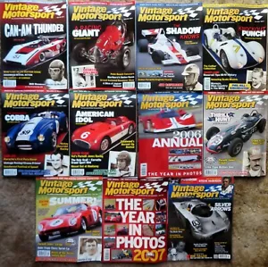 VINTAGE MOTORSPORT Journal of Motor Racing History, 11 Issues from 2006-2014 - Picture 1 of 4