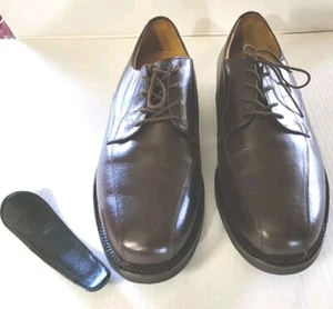 Tauer & Johnson NORMANDIE Schuhe braunes Leder Herren Größe 11,5 D - EUC - MIT Schuhhorn - Bild 1 von 12
