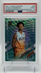 Ausar Thompson 2021-22 Topps Chrome Overtime Elite Aqua OTE 111/199 PSA come nuovo 9! - Foto 1 di 3