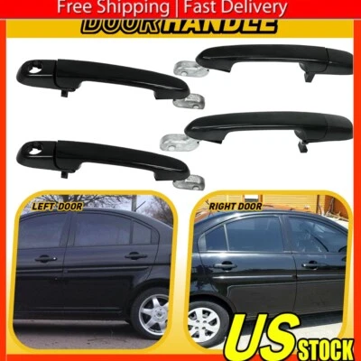 Manija de puerta exterior delantera trasera izquierda/derecha exterior para Hyundai Accent 2006-2011 Foto 1 de 4