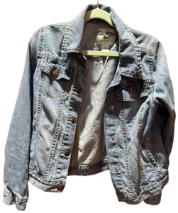 Oshkosh B'Gosh Kids Denim Blue Jean Jacket Size 12/12A - Picture 1 of 2