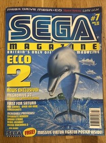 1994 SEGA Magazine #7 JULY Ecco 2; Micro Machines; First For Saturn VGC