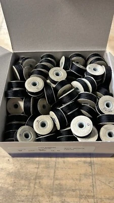 T-90 STYLE M COATS BLACK NYLON BOBBINS 1 GROSS (144 PCS) - Image 1 of 3