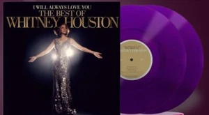 WHITNEY HOUSTON I WILL ALWAYS LOVE YOU BEST OF 2X VINYL NEW! LIMITED PURPLE LP - Picture 1 of 3