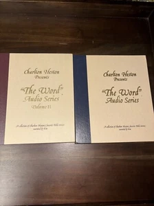 Charlton Heston The Word Audio Series Favorite Bible Stories Cassette V 1 & 2 - Picture 1 of 14