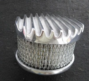 AIR CLEANER 2"X4'' FINNED HOLLEY 94 HOT RAT ROD TRI POWER (1) AC-10 - Picture 1 of 3