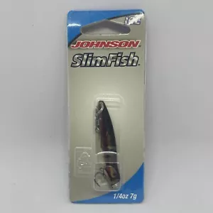 Johnson SlimFish ICE 1/4 oz 2 1/4 cucchiaio da pesca con ghiaccio trota cromato - Foto 1 di 6