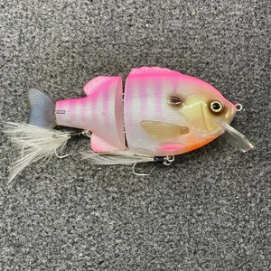 Deps Bulldoze Jr. Jointed Swimbait Crankbait Lure 5.2" 1.9oz - Cotton Candy - Picture 1 of 12