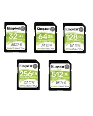 SD Karte Speicherkarte Kingston Canvas Select Plus U1 UHS-I C10 64GB 128GB 256GB