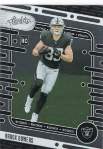 2024 Panini Absolute Brock Bowers Rookie 113 Base Las Vegas Raiders RC Football - Picture 1 of 2