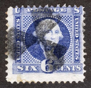 US Sc 115 Ultra 6¢ Black Poplar Plains Kentucky Skinner-Eno GE-M32 Geometric Cxl - Picture 1 of 1