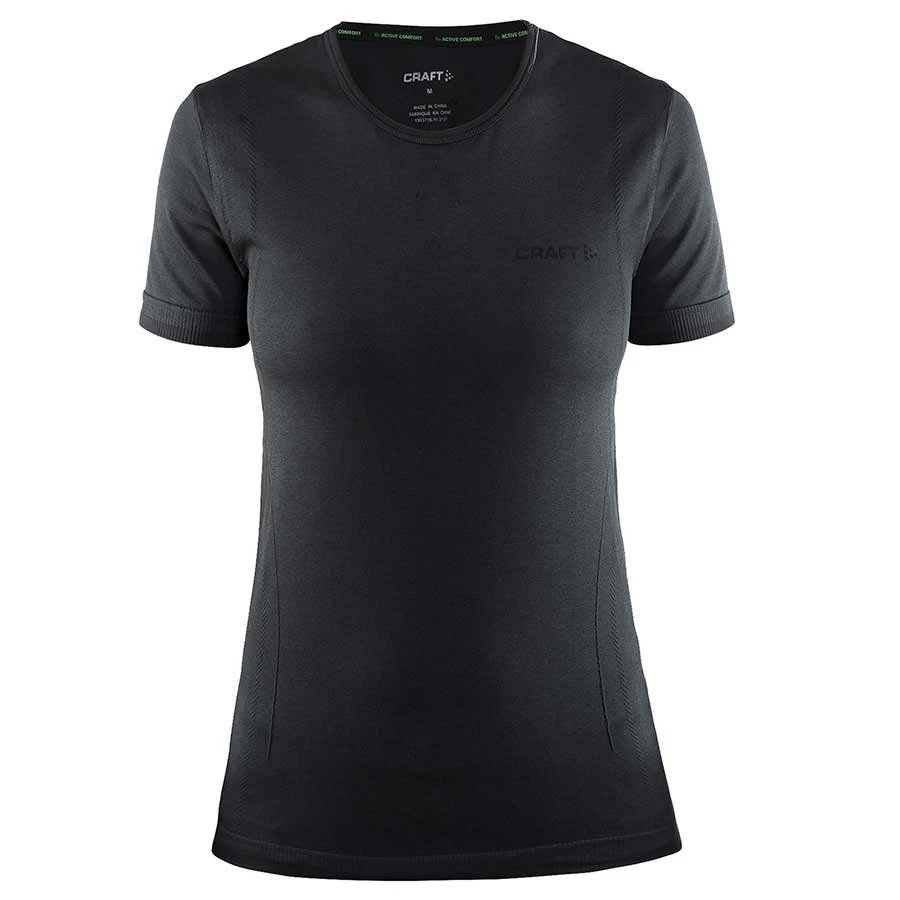 Craft Wmn Active Comfort RN SS MD Black - Image 1 of 1