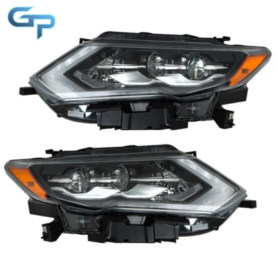 Headlight For 2017-2020 Nissan Rogue SL Hybrid Sport LED Lamps Left+Right Side Foto 1 de 4