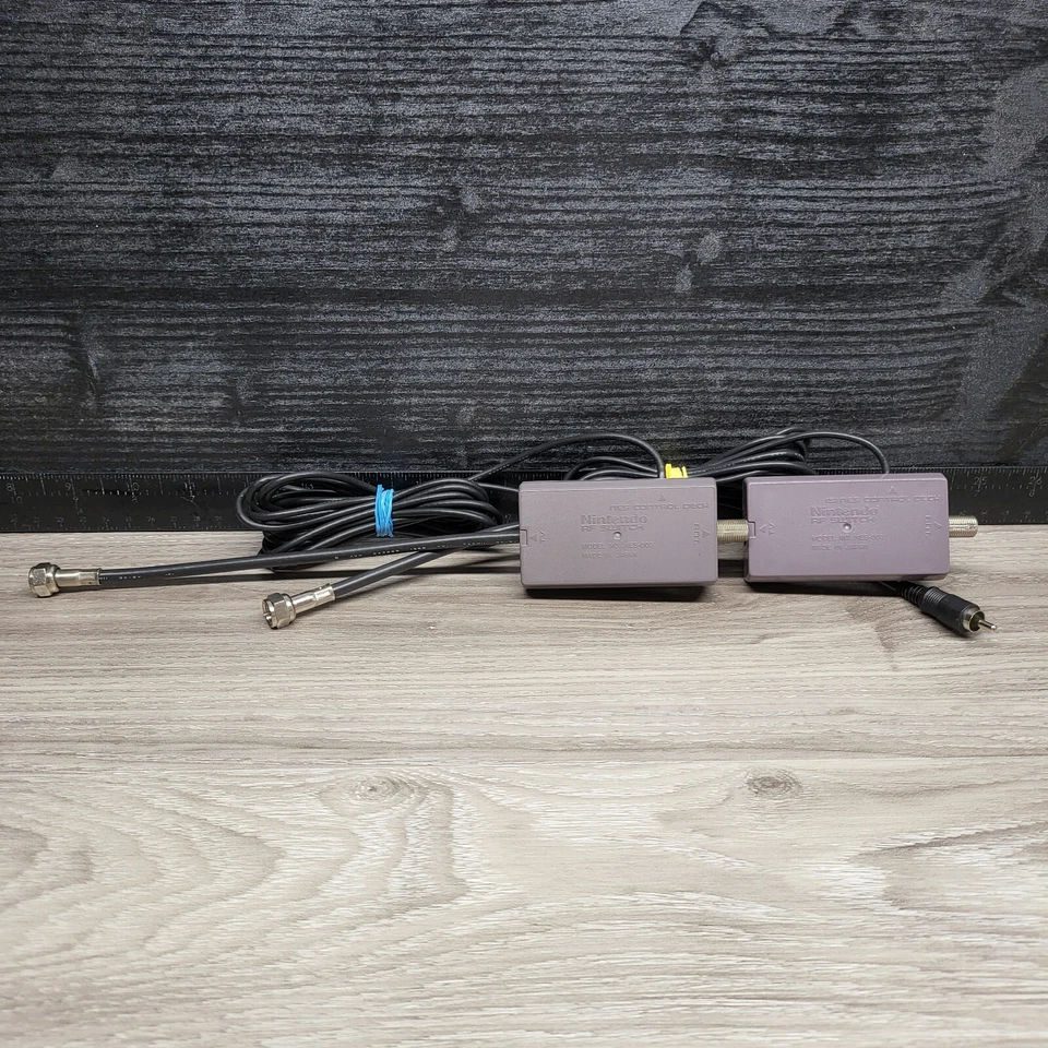 2x Nintendo NES RF AV Cable Adapter Switch (NES-003) Cable Tested Genuine OEM - Image 1 of 4