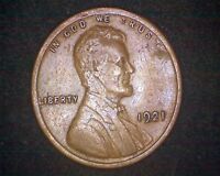 1921 S LINCOLN WHEAT CENT LOT 1A
