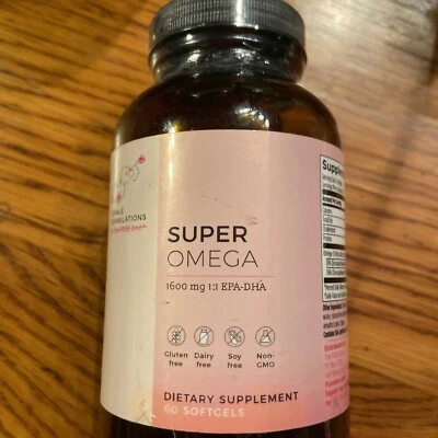 Formulaciones Femeninas 60 Cápsulas Gel Suave. Super Omega Foto 1 de 3