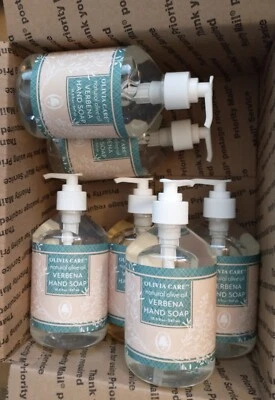 ¡Lote de 6 jabones de manos Olivia Care Verbena! All Natural 18,5 fl oz - Envío gratuito  Foto 1 de 4