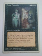 MTG Magic the Gathering English Royal Assassin 1995 4th Edition MP