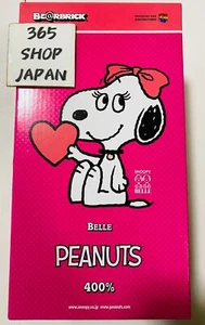 BE@RBRICK PEANUTS Belle 400% MEDICOM TOY Bearbrick - Picture 1 of 5