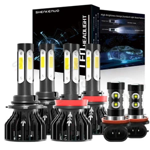 For 2010-2017 Chevrolet Equinox - 6x 6000K LED Headlight Hi/Lo + Fog light Bulbs - Bild 1 von 13