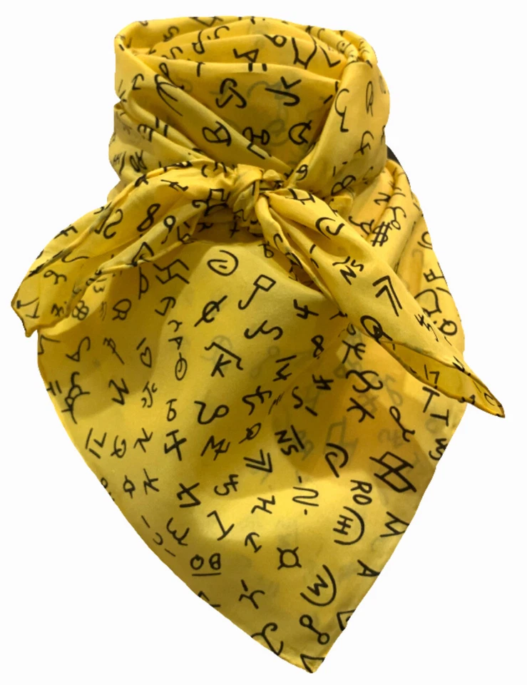 Bandana cachecol de seda Wild Rag Wyoming Traders marcas de cowboy 20,34,42 polegadas P, G, GG - Imagem 1 de 1