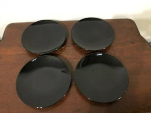 Waechtersbach Fun Factory Black 8 1/4" Plate Set Of 4 Germany - Picture 1 of 8