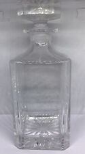 Crystal Glass Decanter With A Engraved Message Happy Golden Weeding Anniversary