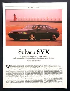Subaru SVX 1991 cupé prueba en carretera datos técnicos fotos artículo de revisión - Imagen 1 de 1