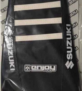Cubierta de asiento Enjoy para Suzuki RM 125 RM 250 2001-2008 logotipo acanalado - Imagen 1 de 2