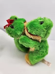 Ranas de felpa Dan Dee Lip Lockers 4"x 4" - Imagen 1 de 4
