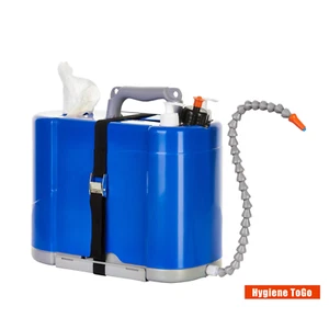 ShoulderSink Hygienestation All-in-one im Auto Transporter Desinfektion blau KEP - Bild 1 von 8