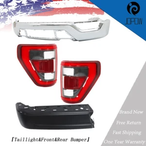 Juego de luces traseras para parachoques delantero y trasero izquierdo para Ford F-150 2021-2023 con punto ciego rojo - Imagen 1 de 19