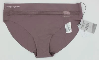 Bikini láser de nailon nuevo con etiquetas Calvin Klein QF6048 "Perfectly Fit Flex", malva (210) Foto 1 de 4