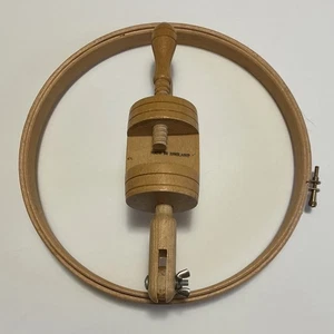 Embroidery Wooden Hoop With Table Clamp Style. Good Condition 10 inch - Picture 1 of 4