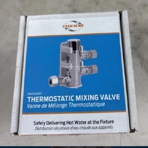 Valvola di miscelazione termostatica Cash Acme 3/8" compressione HG-135 con T di compressione - Foto 1 di 1
