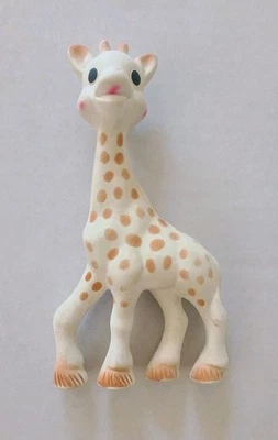 Juguete de dentición de goma natural para jirafa Sophie la Girafe bebé Francia 7" Foto 1 de 2