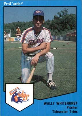 Wally Whitehurst 1989 ProCards Minor League T/S #1958 RC Tidewater Tides ** - Image 1 of 2