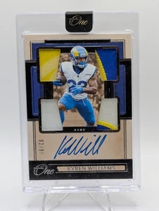 2024 Panini One Football 🔥 Kyren Williams QUAD PATCH AUTO (#92/99) LA Rams - Picture 1 of 3