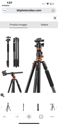 K&F Tripod CONCEPT TM251511 75 inch camera tripod - Image 1 of 4